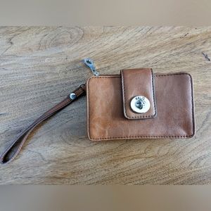 Relic wristlet/wallet brown/tan/orange. EUC